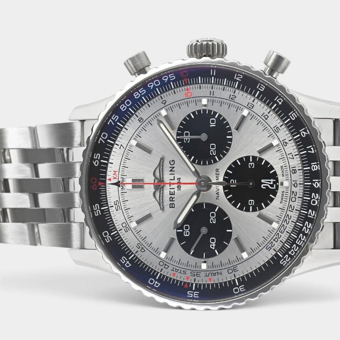 Buy Breitling Navitimer 1 B01 Chronograph AB0138241G1A1 | 43 mm, Used (Very good) — Switzerland