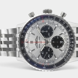 Breitling Navitimer B01 Chronograph Date / Steel / Silver / 43 mm / Box&Papers / AB0138241G1A1