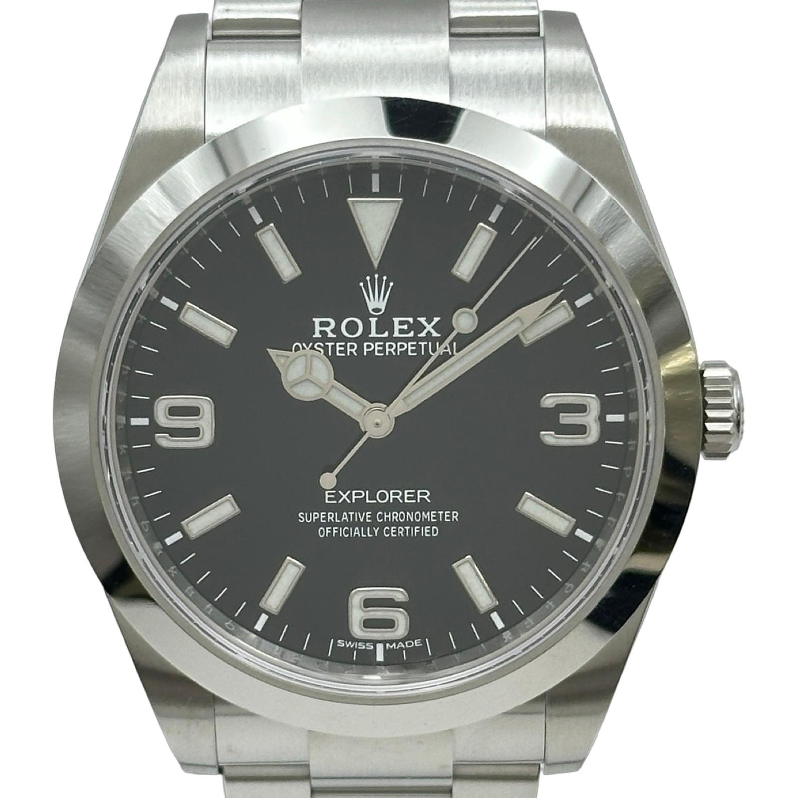 Rolex Explorer 214270 | Black Dial Used (Good) Men's watch/Unisex Buy in Switzerland