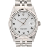 Rolex Datejust White Small Roman 16234