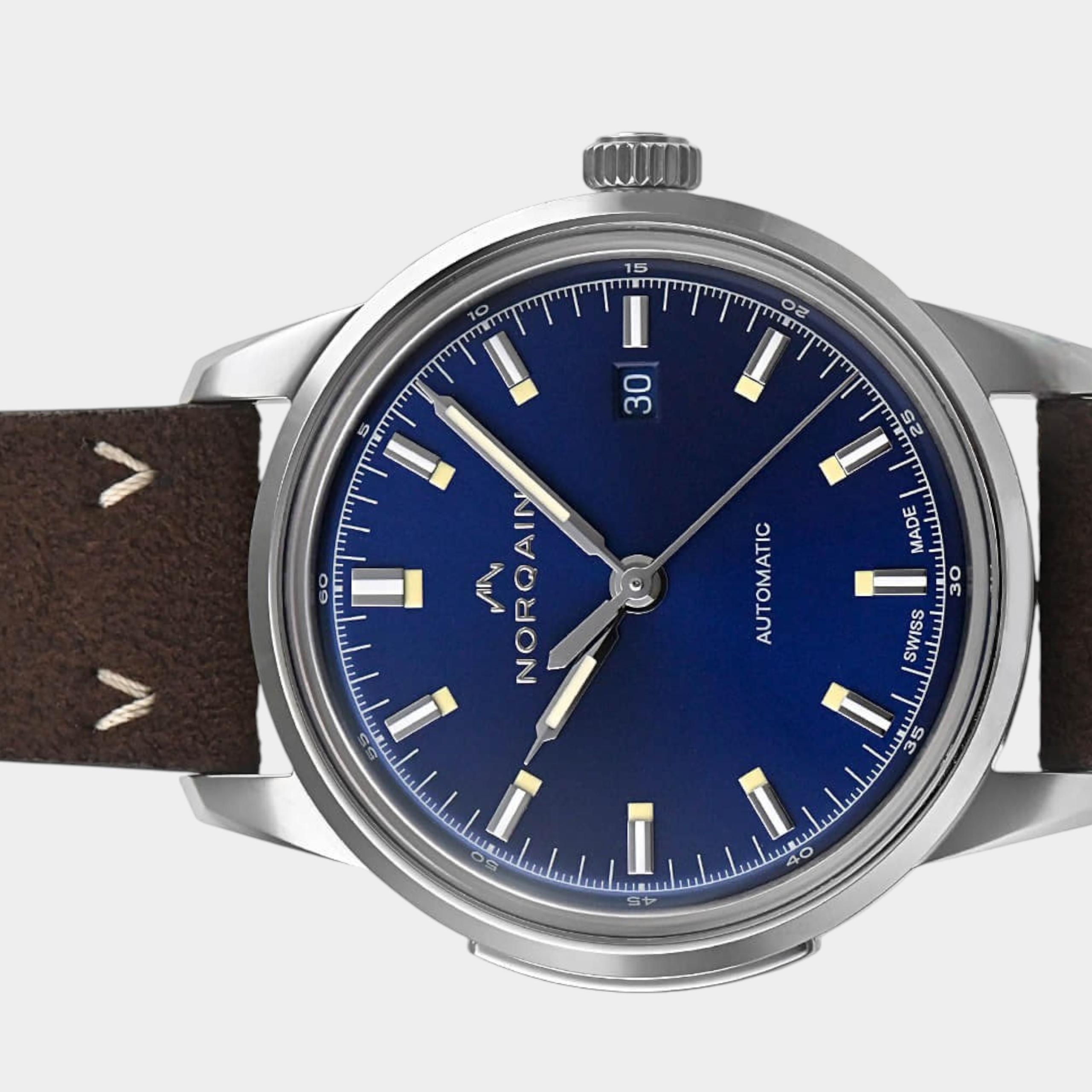 Norqain  N2000S02A/A201/20EO.18S | Blue Dial Like new & unworn Men's watch/Unisex Buy in Switzerland