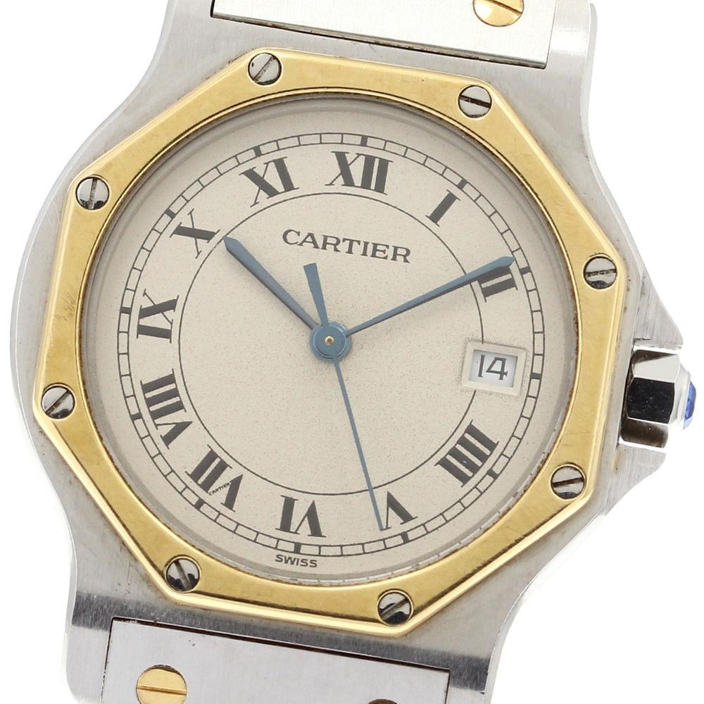 Cartier Santos 187902 | Brown Dial Used (Fair) Men's watch/Unisex Buy in Switzerland
