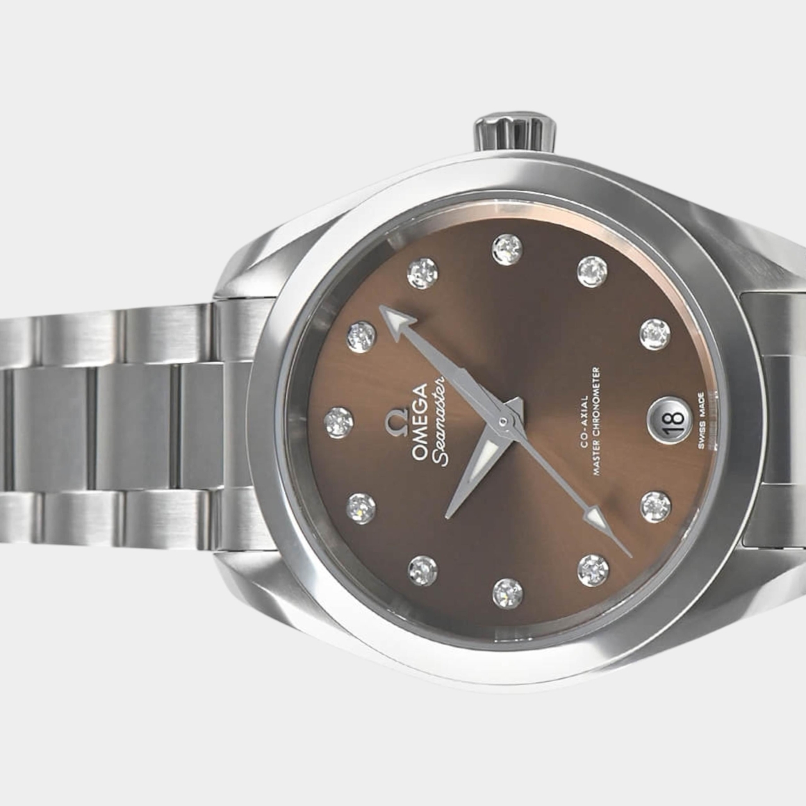 Buy Omega Seamaster Aqua Terra 220.10.34.20.63.001 | 34 mm, Like new & unworn in Switzerland