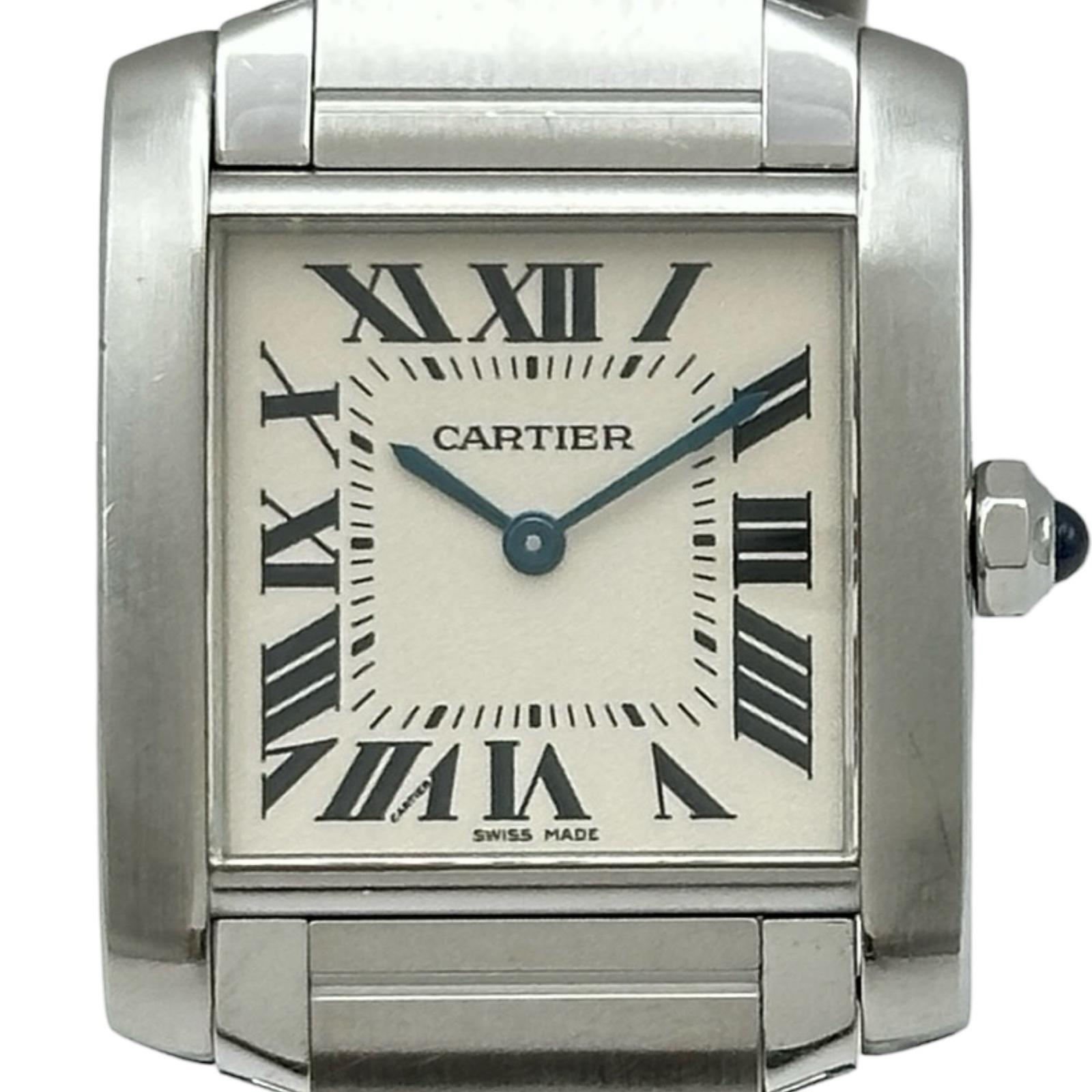 Cartier Tank Française W51003Q3 | Silver Dial Used (Good) Women's watch Buy in Switzerland