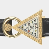Waltham Freemason Triangle / Limited / Yellow gold / 33.8 x 38.5 mm / Box / 96380.74