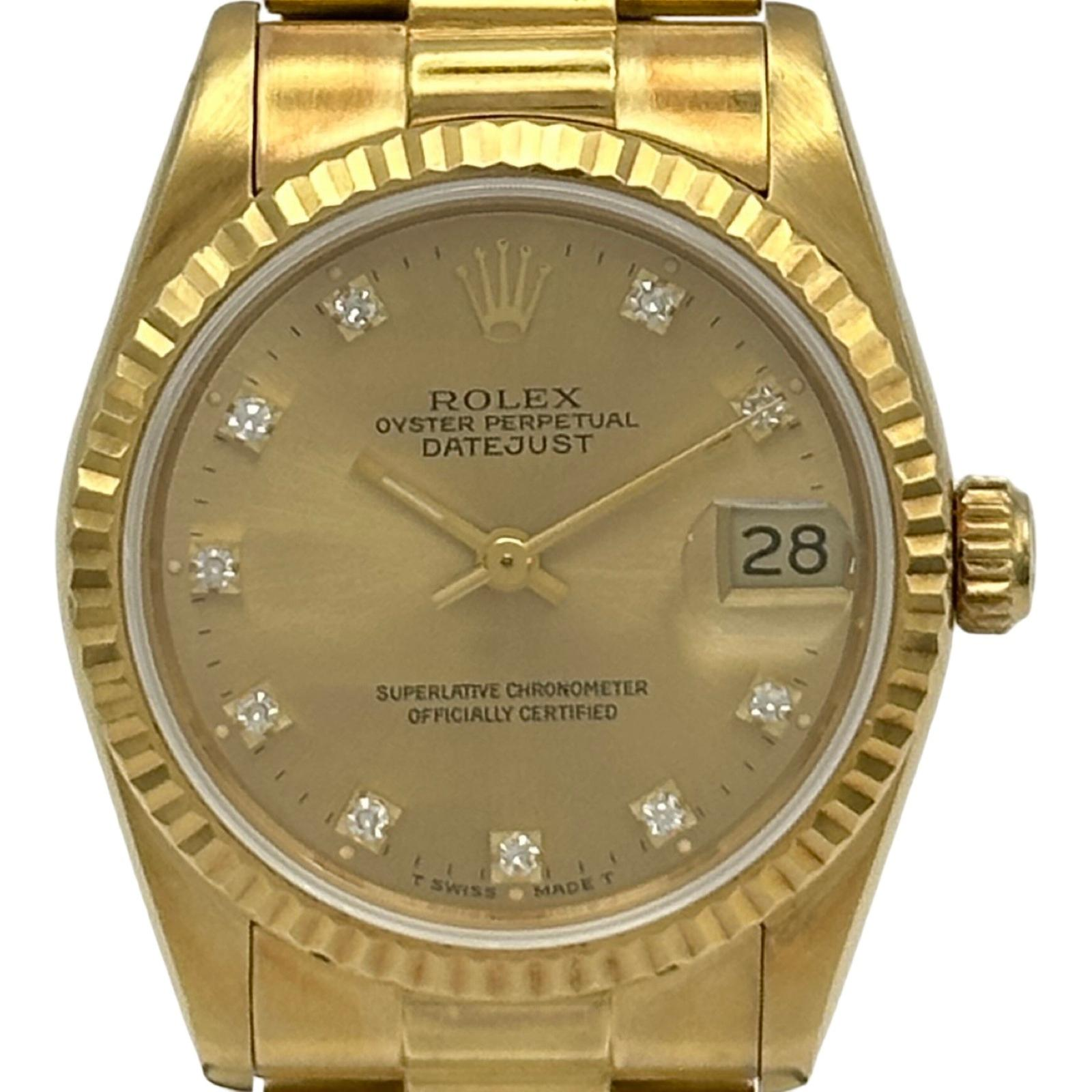 Rolex Datejust 68278G | Gold Dial Used (Good) Women's watch Buy in Switzerland