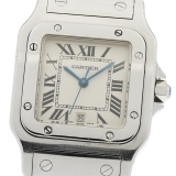 Cartier カルティエ CARTIER W20060D6 サントスガルベLM デイト クォーツ メンズ_972359
