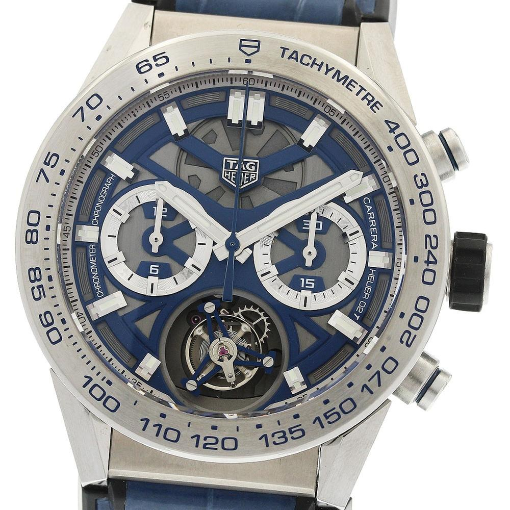 TAG Heuer Carrera Heuer-02T CAR5A8H | 45 mm, Used (Fair) — Buy in Switzerland