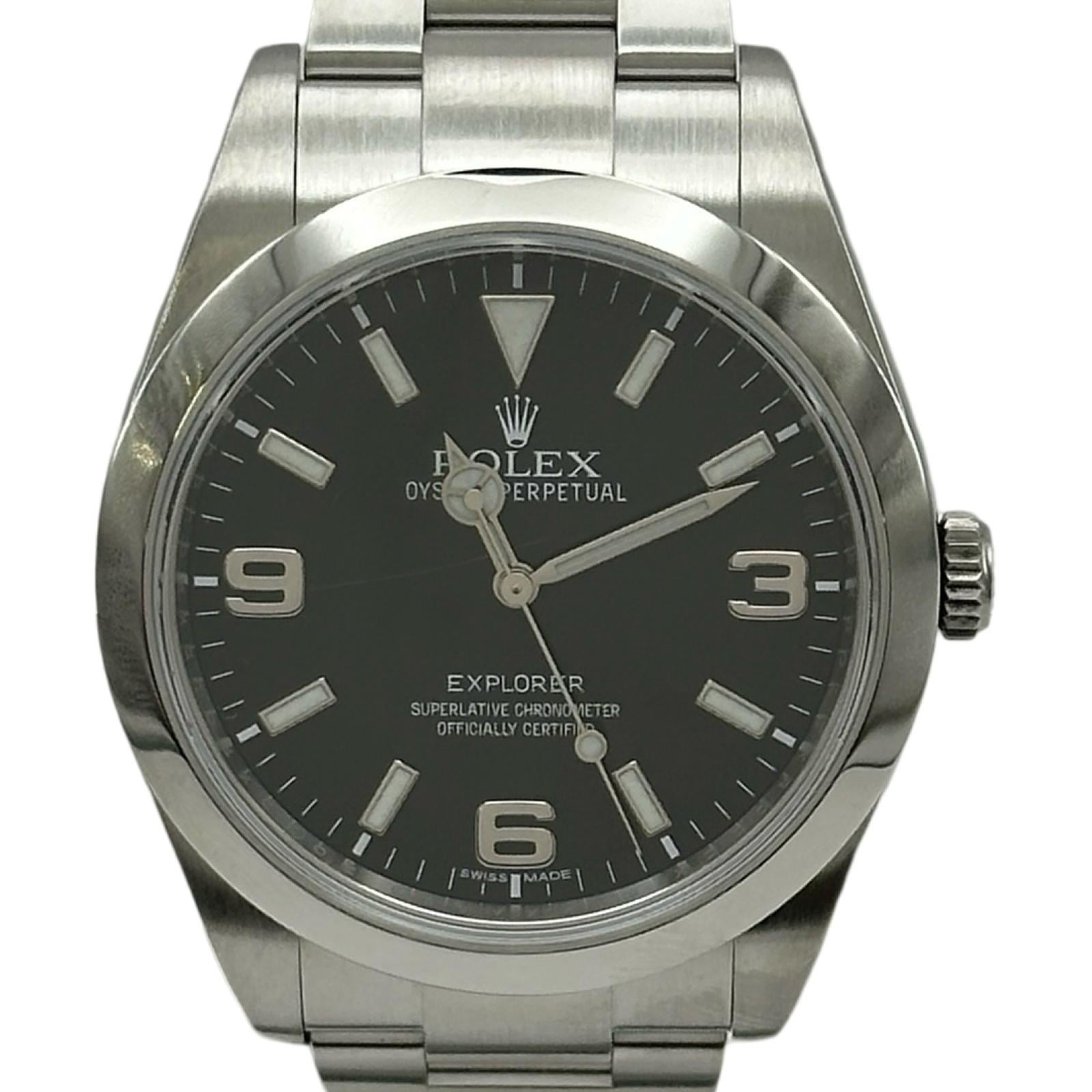 Rolex Explorer 214270 | Black Dial Used (Good) Men's watch/Unisex Buy in Switzerland