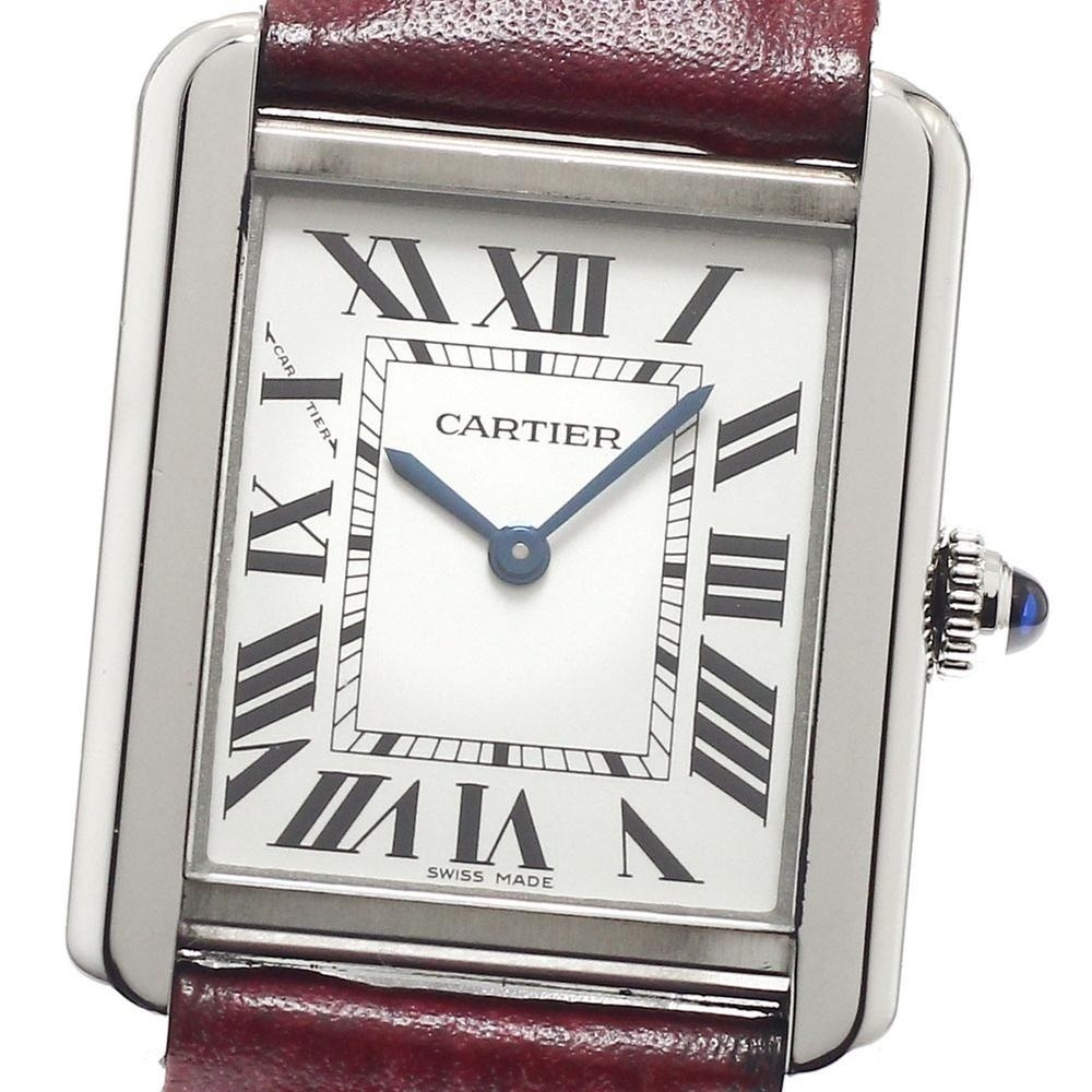 Buy Cartier Tank Solo WSTA0030 | 24 mm, Used (Fair) — Switzerland