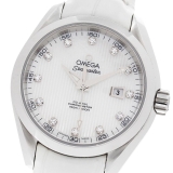 Omega オメガ OMEGA 231.13.34.20.55.001 シーマスター アクアテラ コーアクシャル 12Pダイヤ 自動巻き レディース_980862