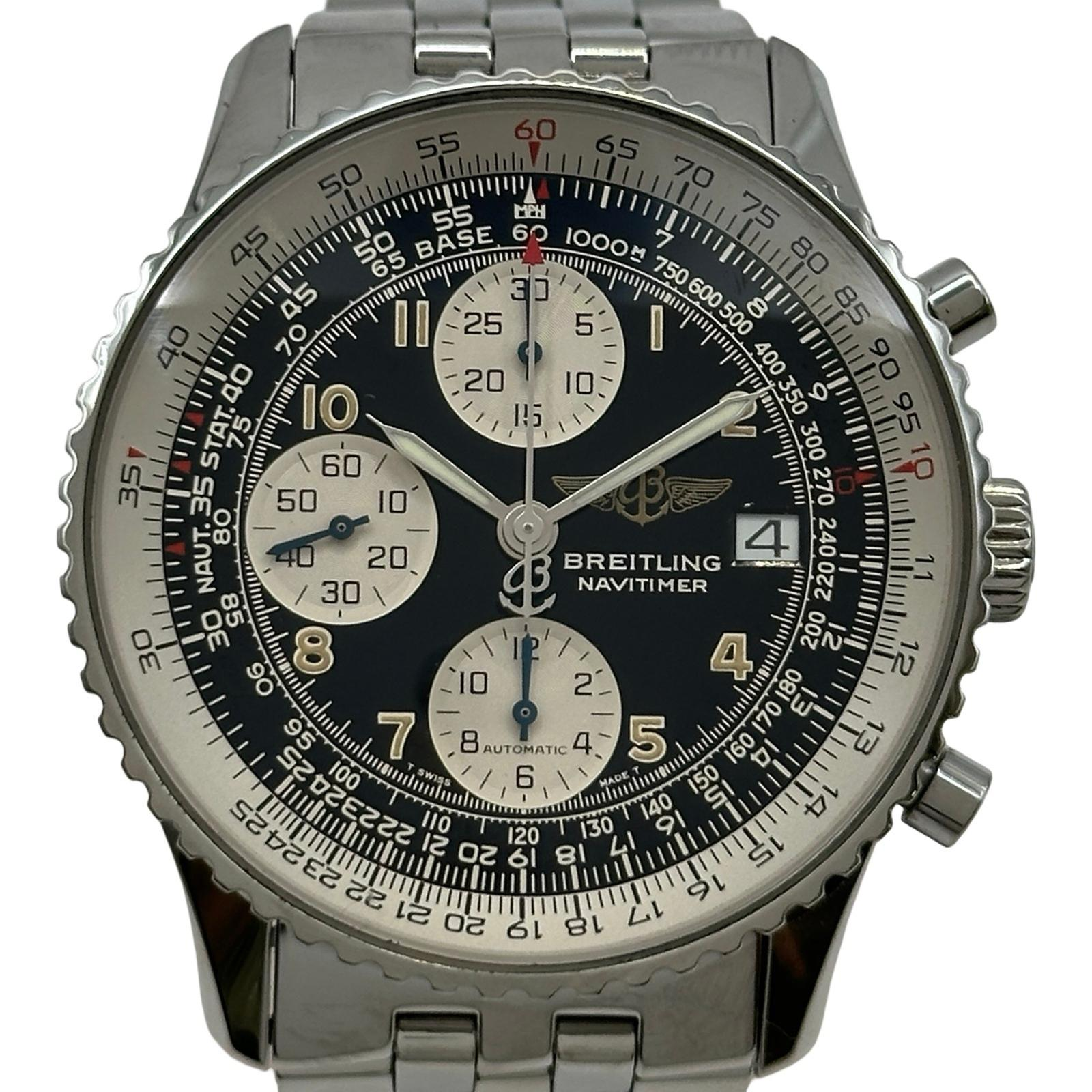 Breitling Old Navitimer A13022 | Black Dial Used (Very good) Men's watch/Unisex Buy in Switzerland