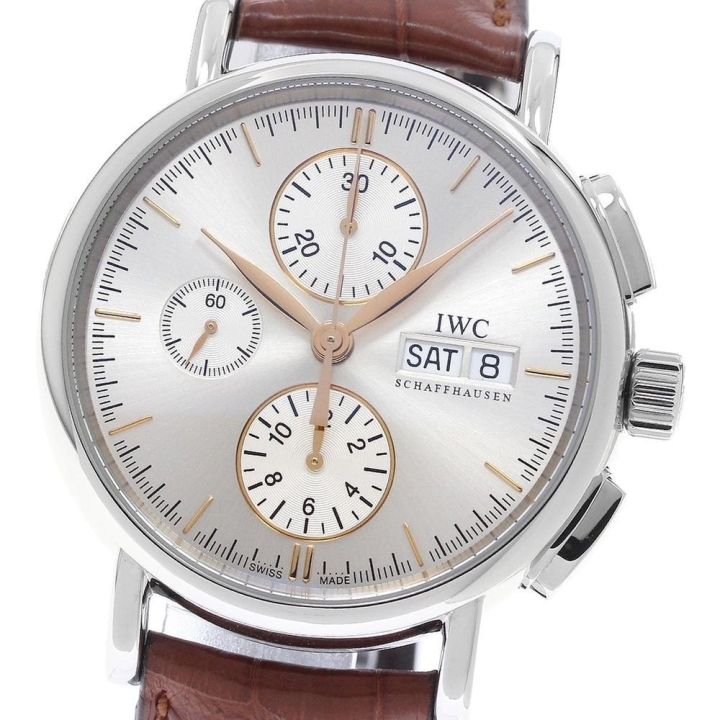 IWC SCHAFFHAUSEN IWC IWC SCHAFFHAUSEN IW378302 ポートフィノ クロノグラフ デイデイト 自動巻き メンズ_978924