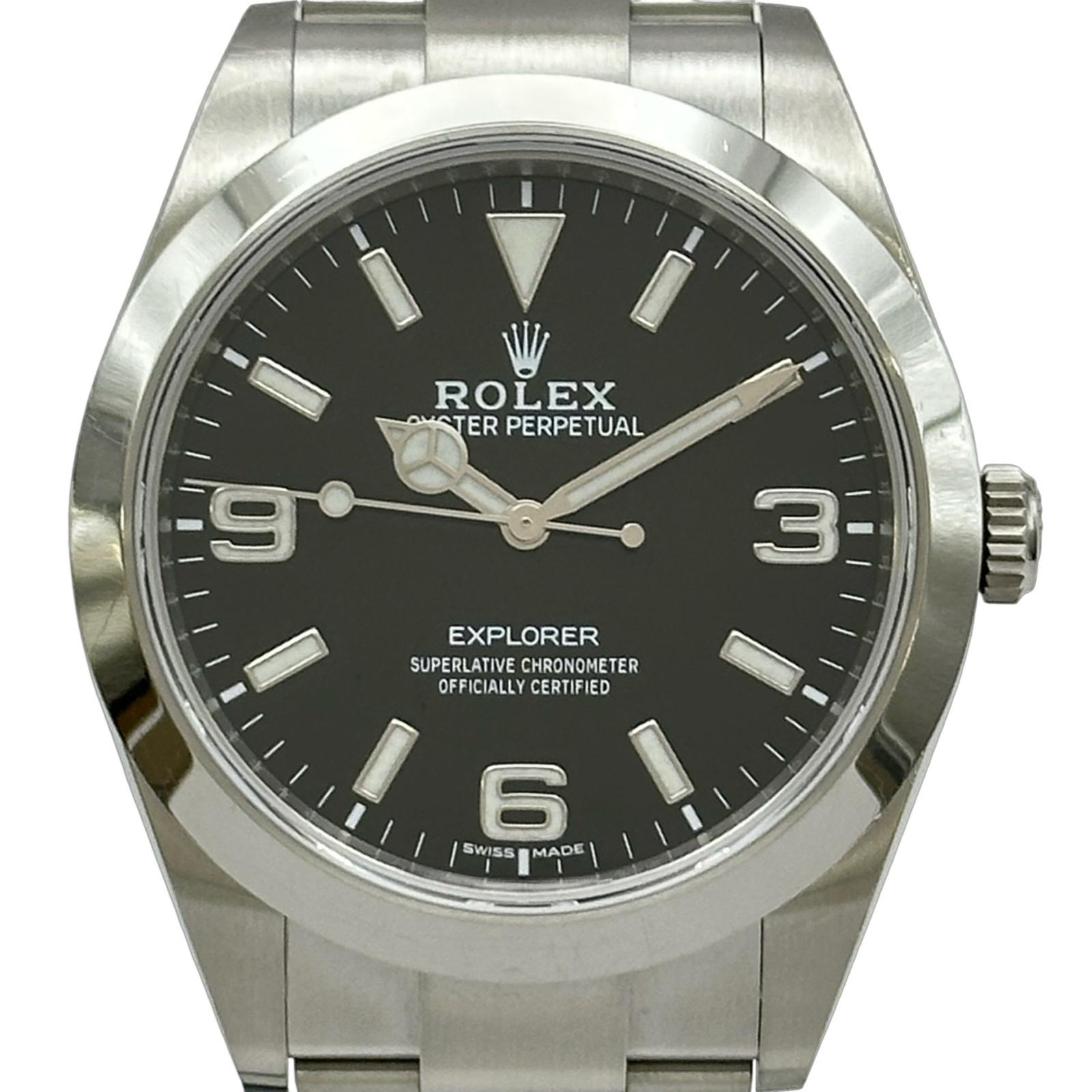 Rolex Explorer 214270 | Black Dial Used (Good) Men's watch/Unisex Buy in Switzerland
