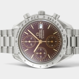 Omega Speedmaster Chronograph / Steel / Red / 39 mm / Papers / 3511.61