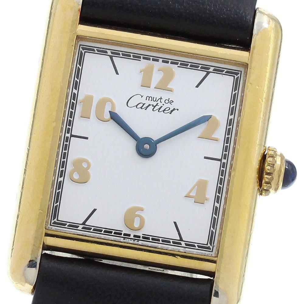 Cartier Tank Vermeil W1008354 | 20 mm, Used (Fair) — Switzerland