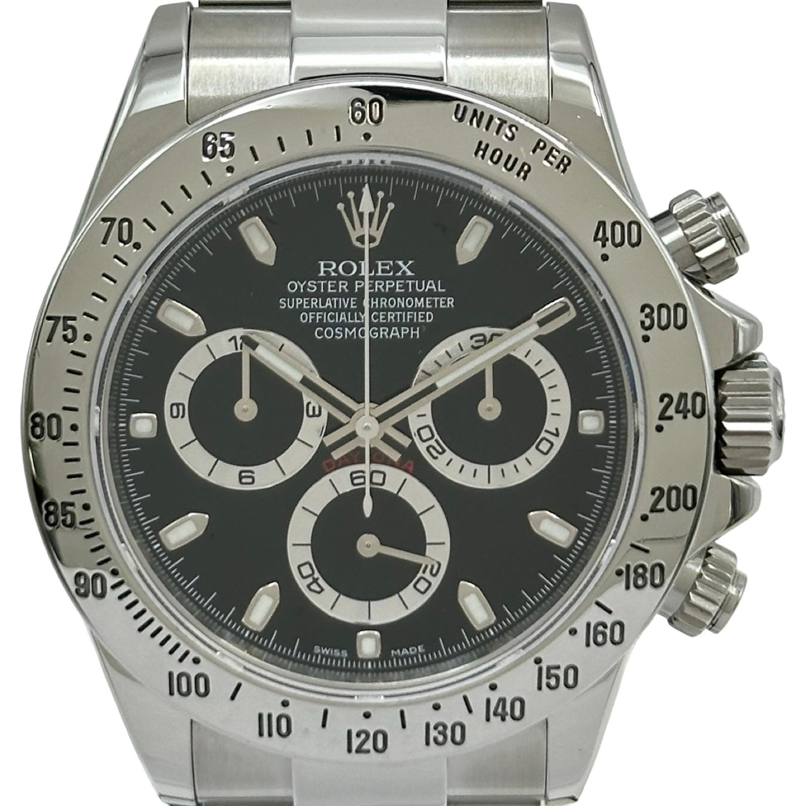 Rolex Daytona 116520 | Black Dial Used (Good) Men's watch/Unisex Buy in Switzerland