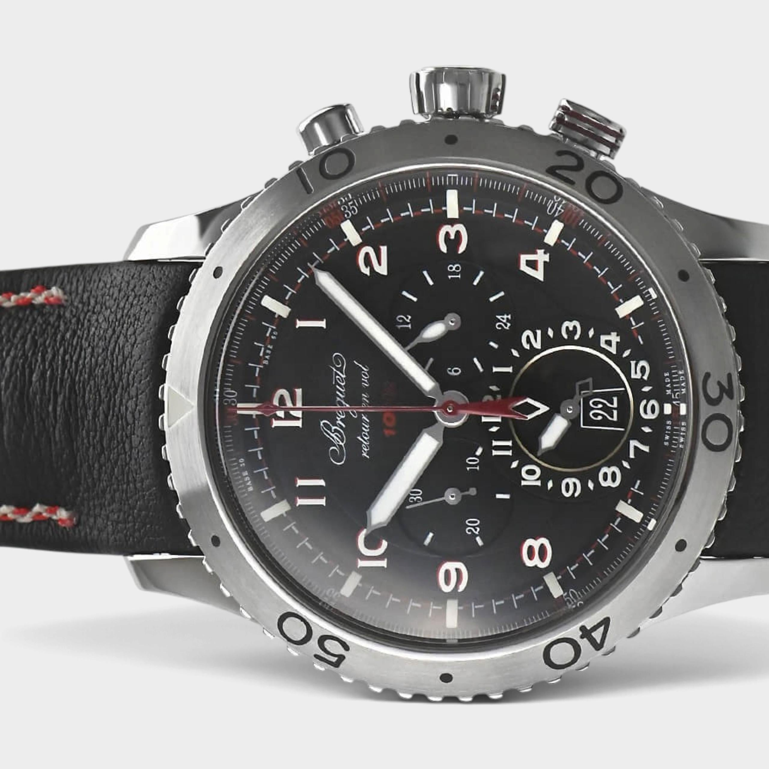 Breguet Type XX - XXI - XXII 3880ST/H2/3XV | Black Dial Used (Very good) Men's watch/Unisex Buy in Switzerland