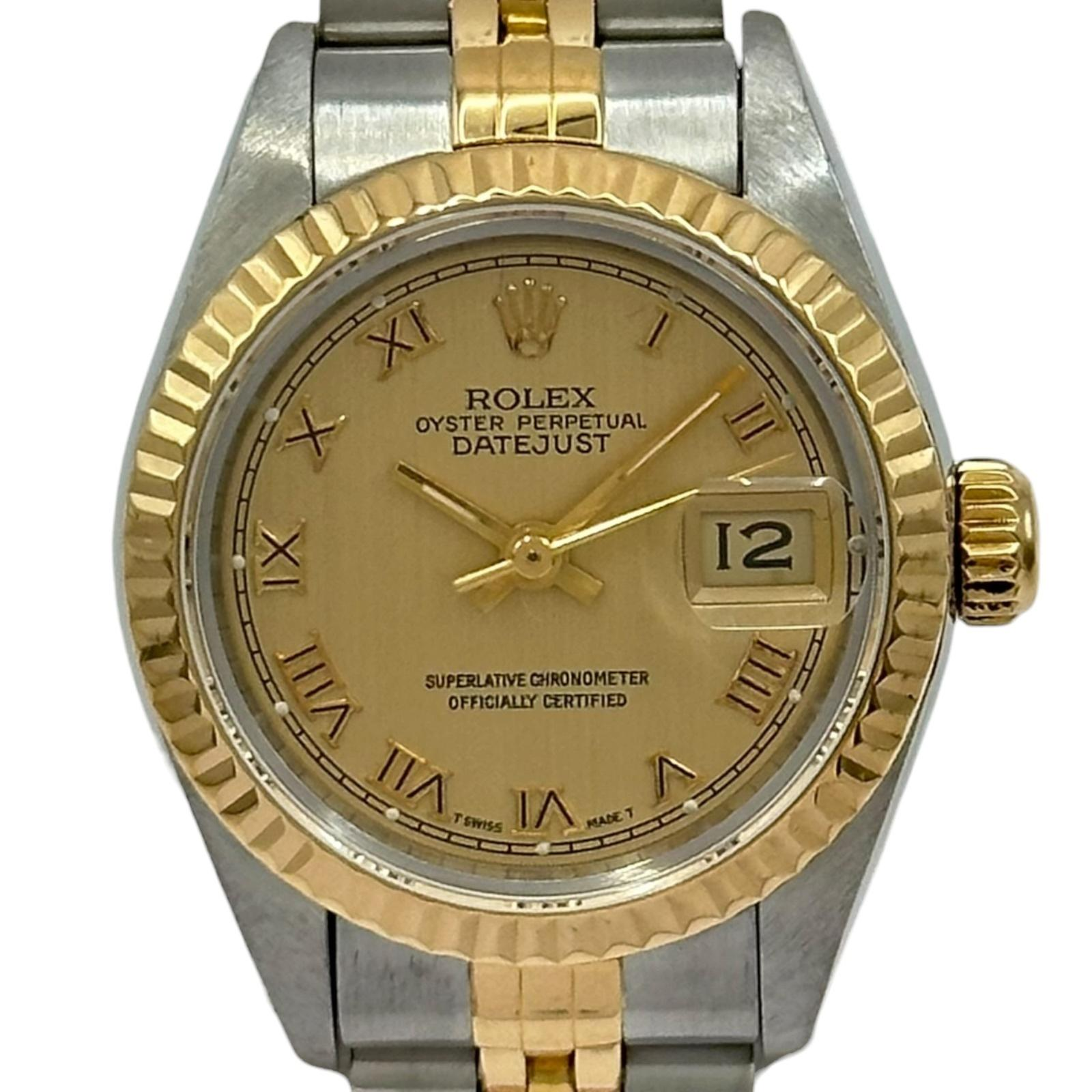 Rolex Lady-Datejust 69173 | Gold Dial Used (Very good) Women's watch Buy in Switzerland
