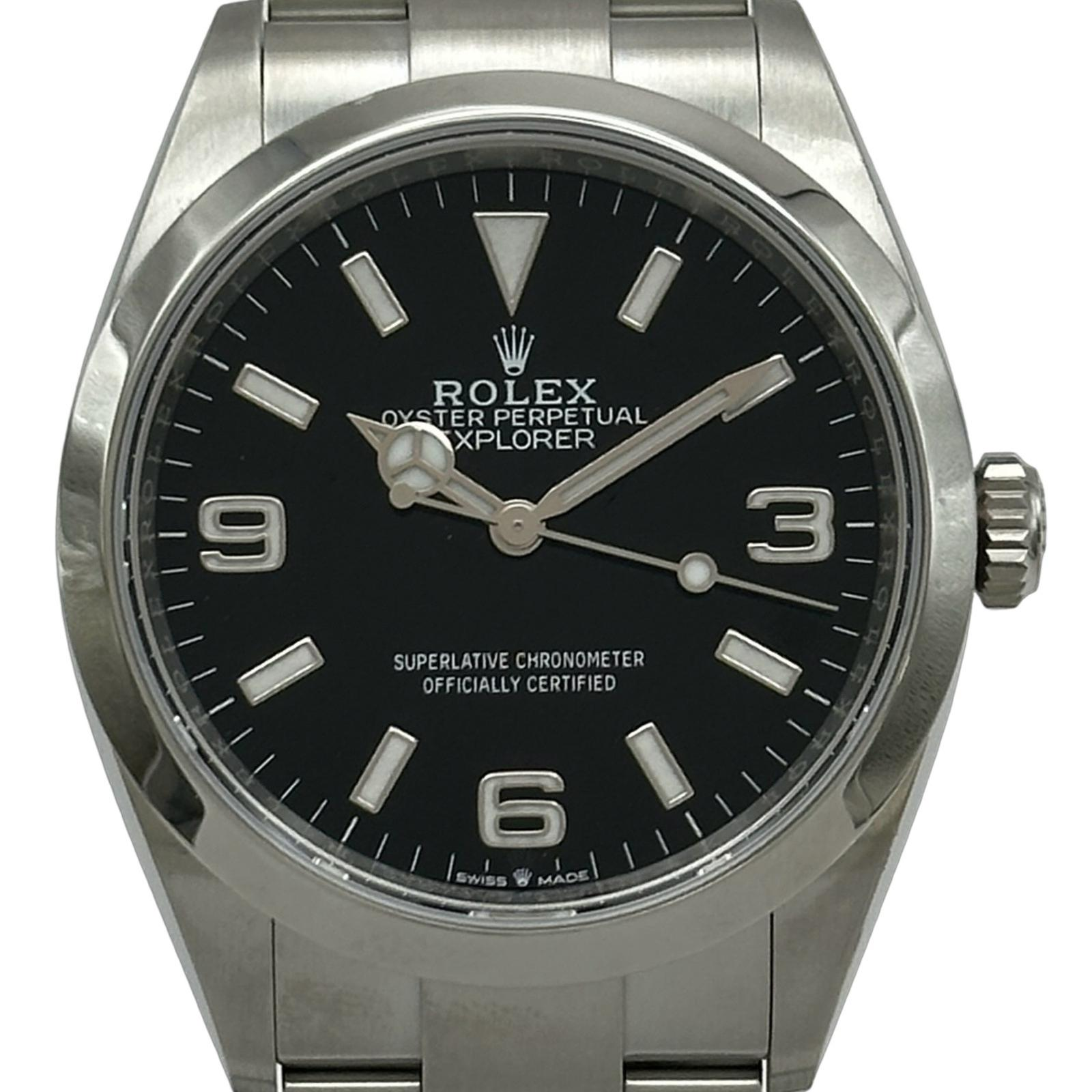 Rolex Explorer 124270 | Black Dial Used (Good) Men's watch/Unisex Buy in Switzerland