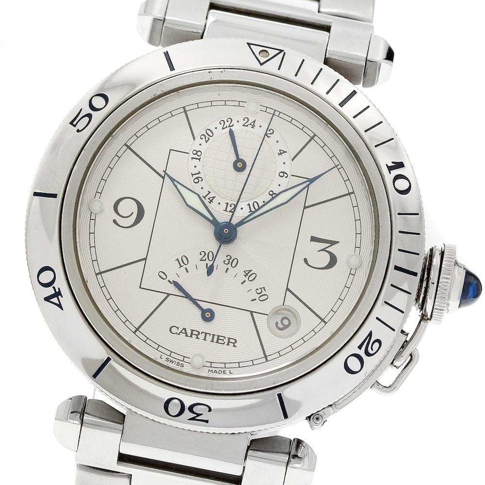 Buy Cartier Pasha W31037H3 | 38 mm, Used (Fair) in Switzerland