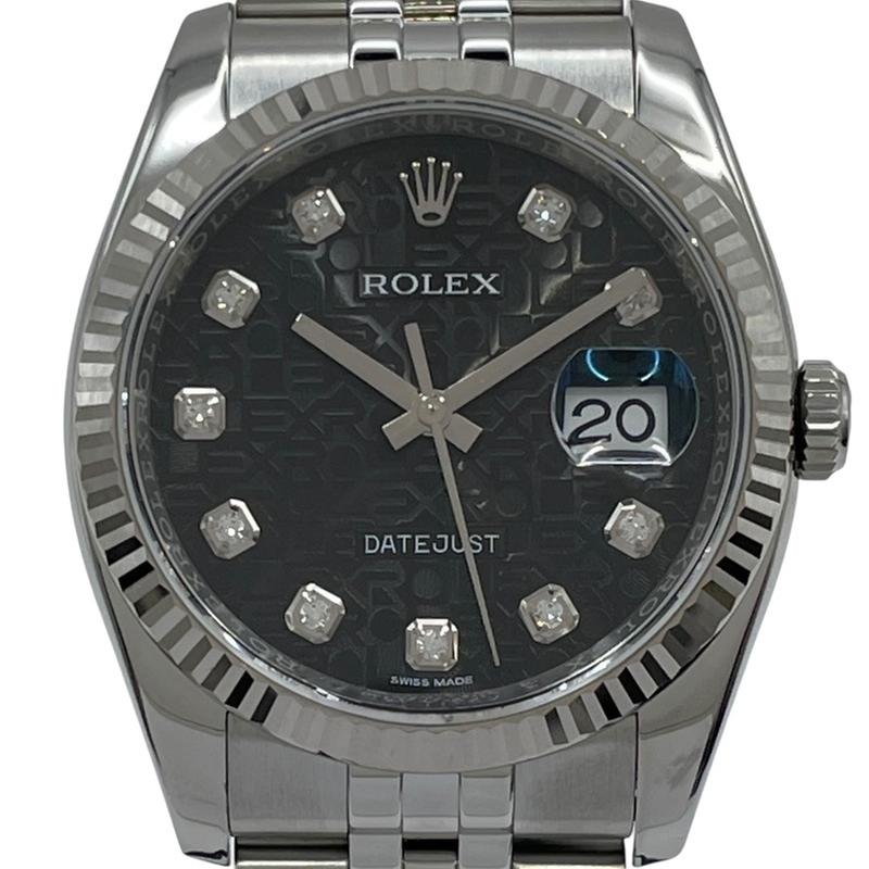 Rolex Datejust 116234G | Black Dial Used (Very good) Men's watch/Unisex Buy in Switzerland