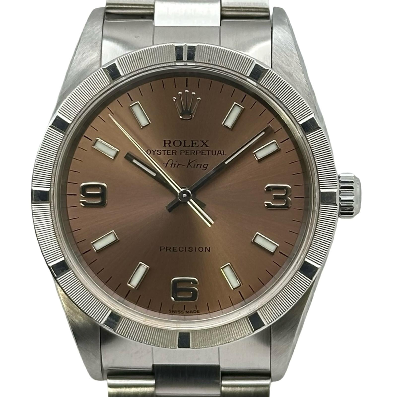 Rolex Air King 14010 | Brown Dial Used (Very good) Men's watch/Unisex Buy in Switzerland