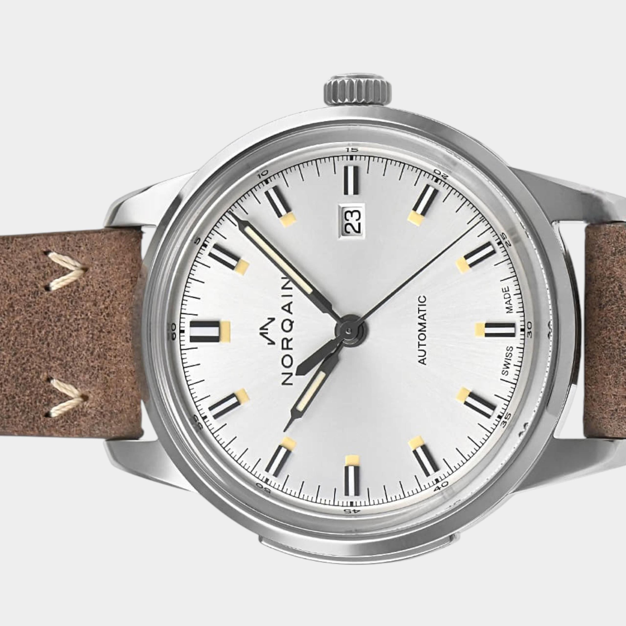 Norqain  N2000S02A/S201/20PO.18S | Silver Dial Like new & unworn Men's watch/Unisex Buy in Switzerland
