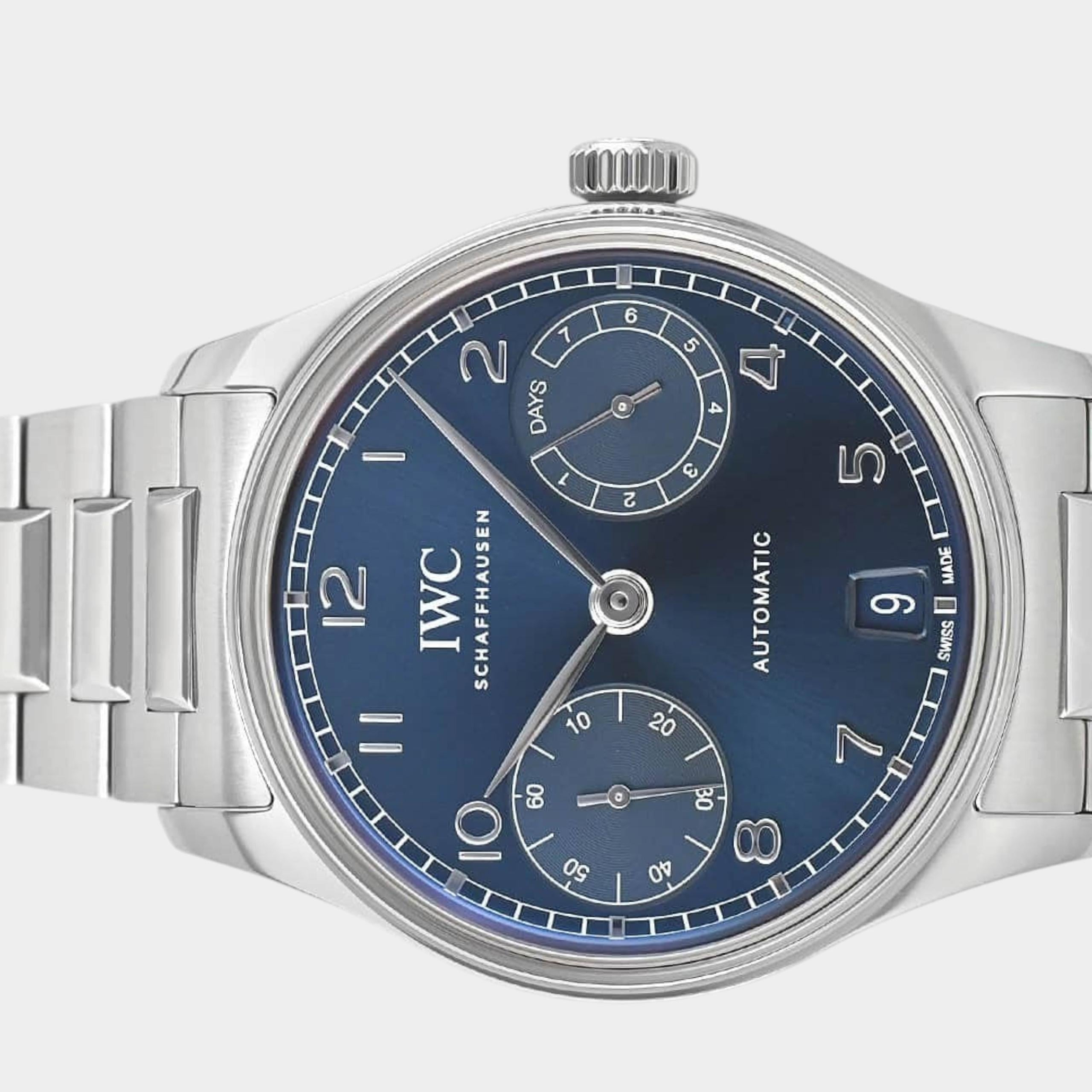 IWC Portuguese IW501704 | Blue Dial Like new & unworn Men's watch/Unisex Buy in Switzerland