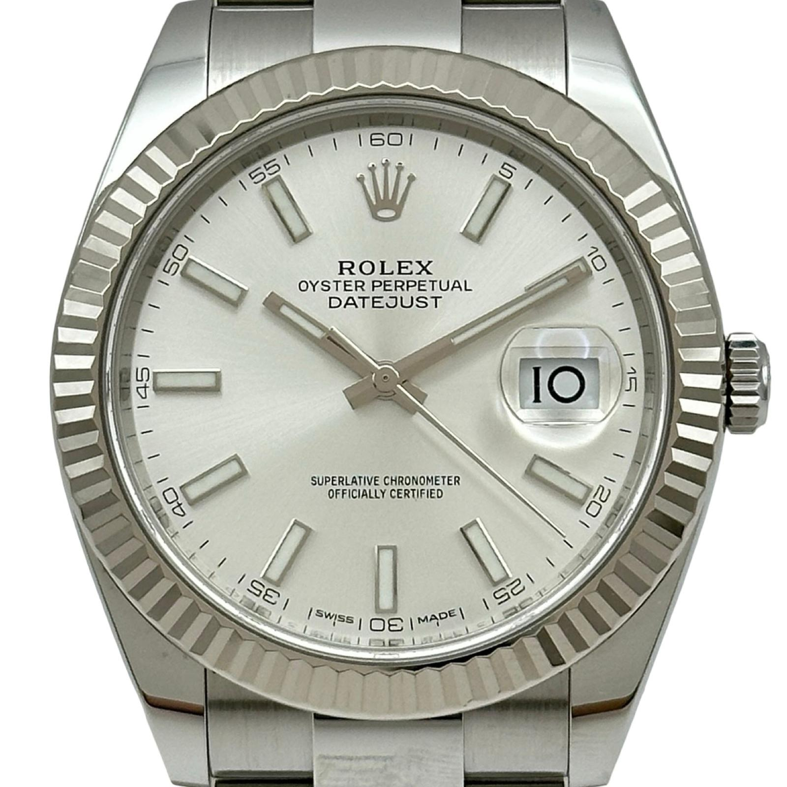 Rolex Datejust 126334 | Silver Dial Used (Good) Men's watch/Unisex Buy in Switzerland