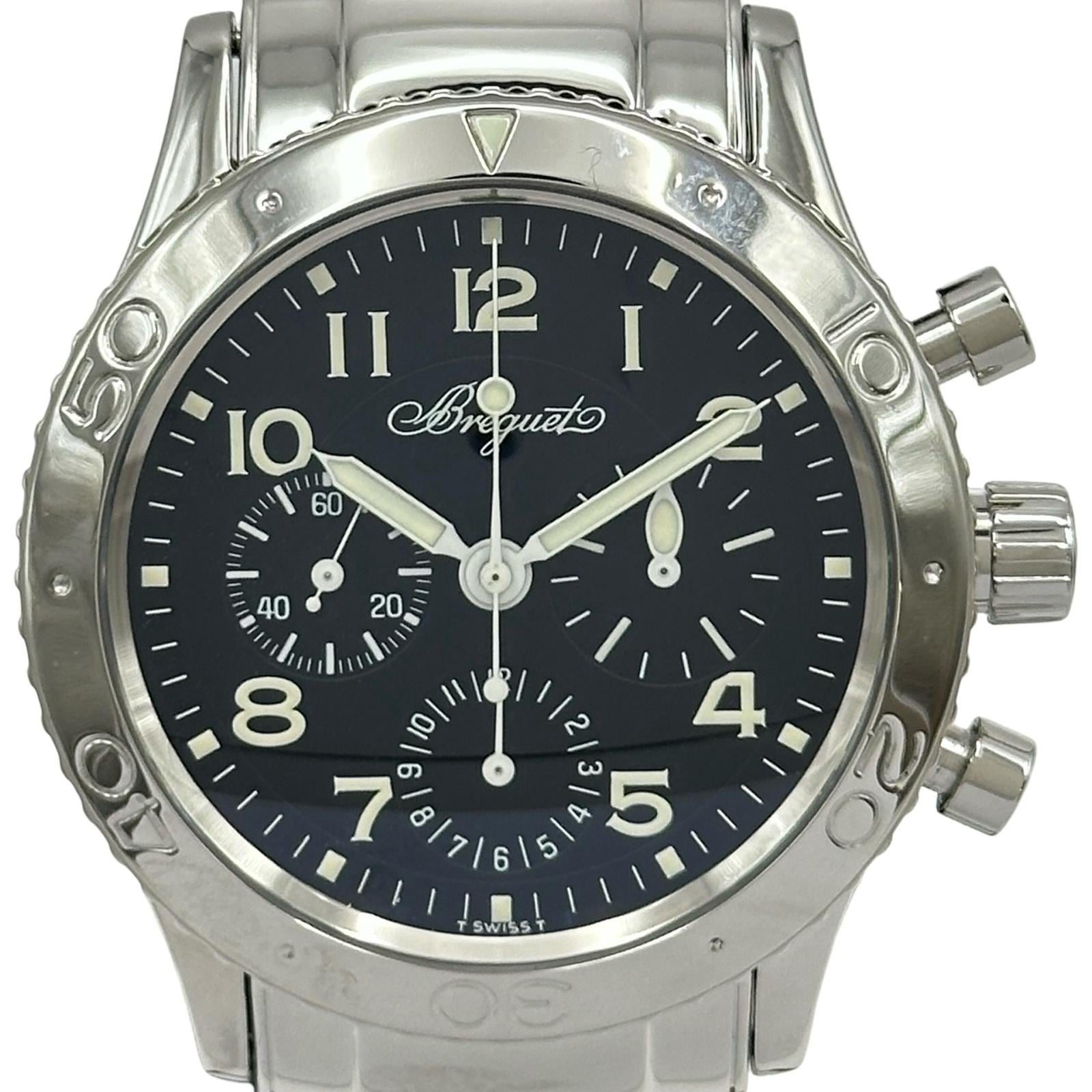 Breguet Type XX - XXI - XXII 3800ST | Black Dial Used (Very good) Men's watch/Unisex Buy in Switzerland