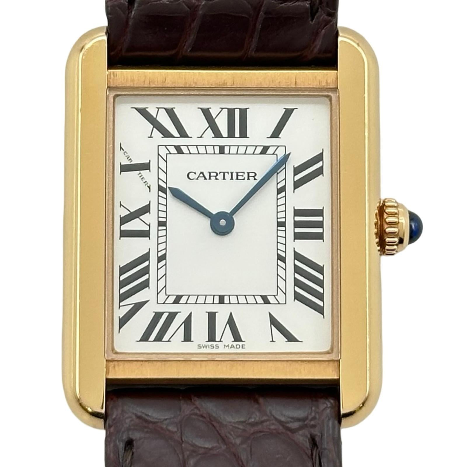 Cartier Tank Solo W5200024 | Silver Dial Used (Good) Men's watch/Unisex Buy in Switzerland