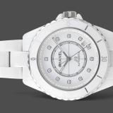 Chanel J12 Diamonds / Ceramic / White / 38 mm / Box&Papers / H5705