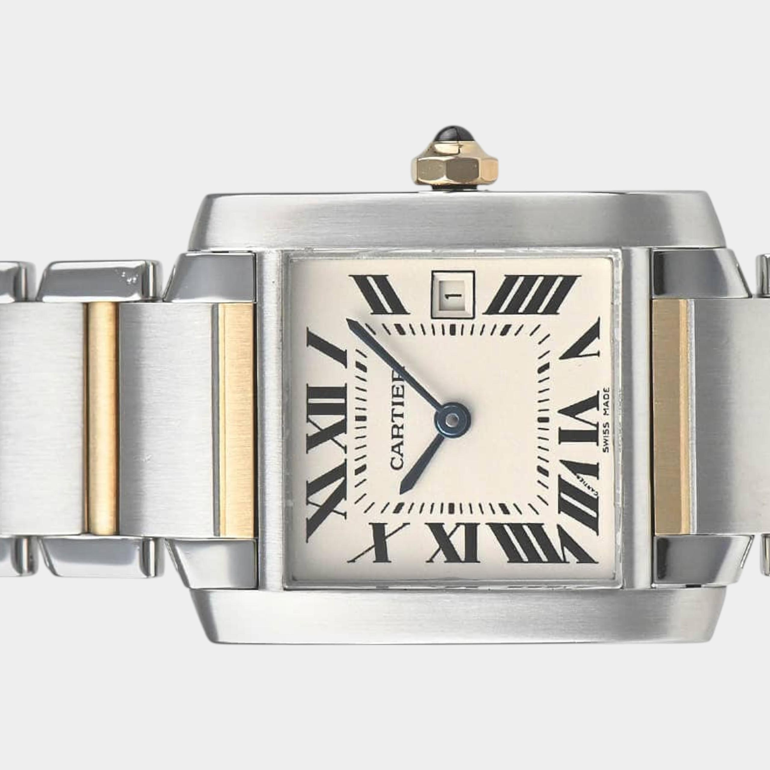 Cartier Tank Française W51012Q4 | 30.4 x 25.05 mm, Used (Very good) — Buy in Switzerland