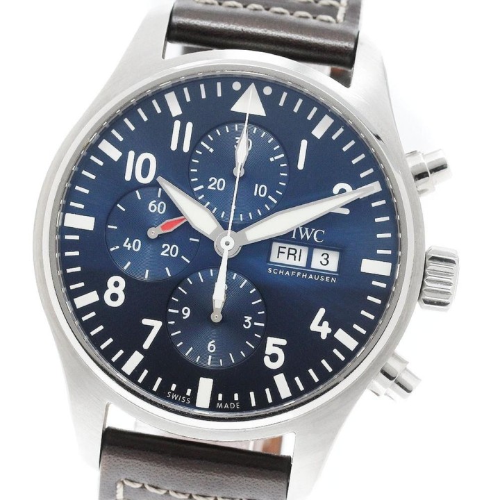 IWC SCHAFFHAUSEN IWC IWC SCHAFFHAUSEN IW377714 パイロットウォッチ プティ プランス デイデイト クロノグラフ 自動巻き メンズ_968988