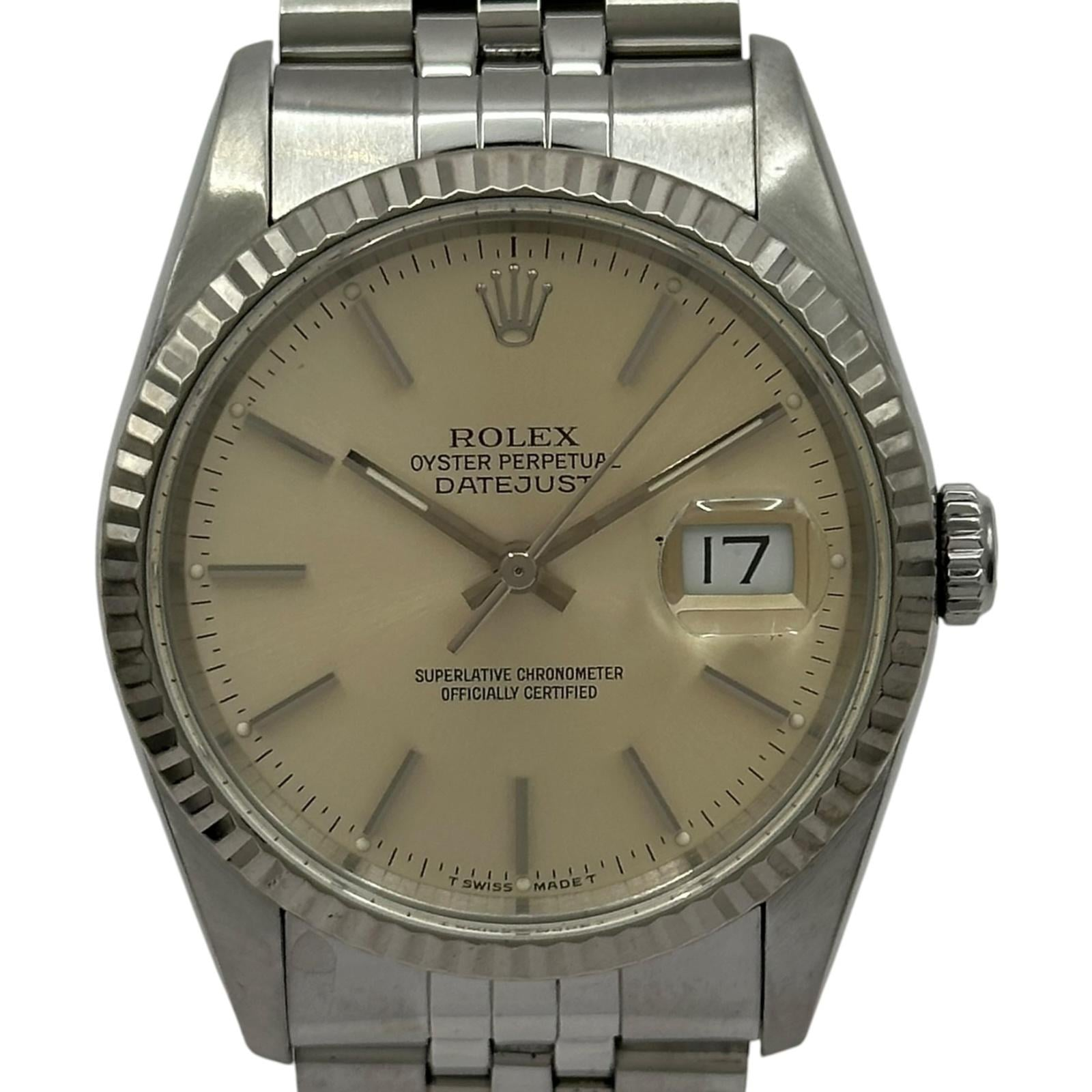 Rolex Datejust 16234 | Gold Dial Used (Very good) Men's watch/Unisex Buy in Switzerland