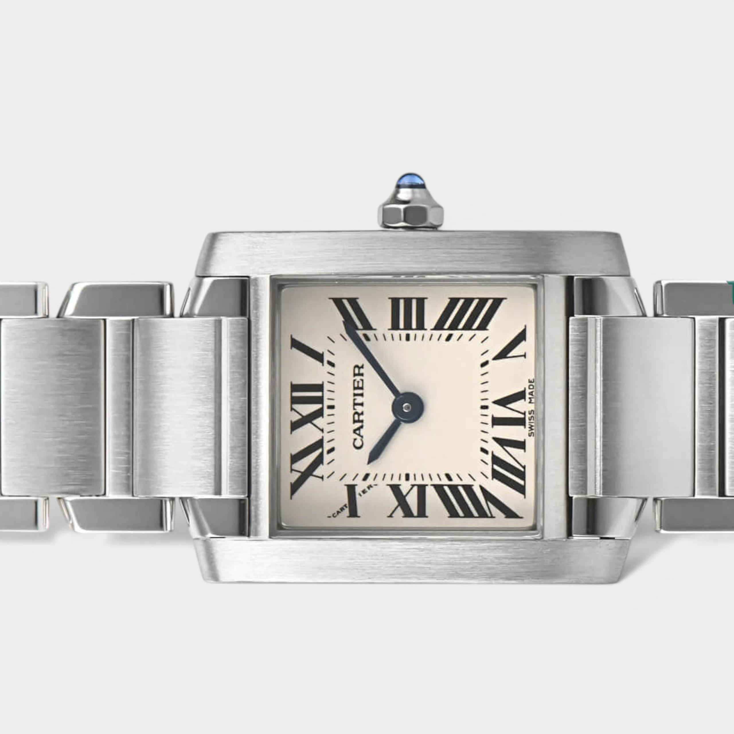 Cartier Tank Française W51008Q3 | 18 x 20 mm, Used (Very good) — Switzerland