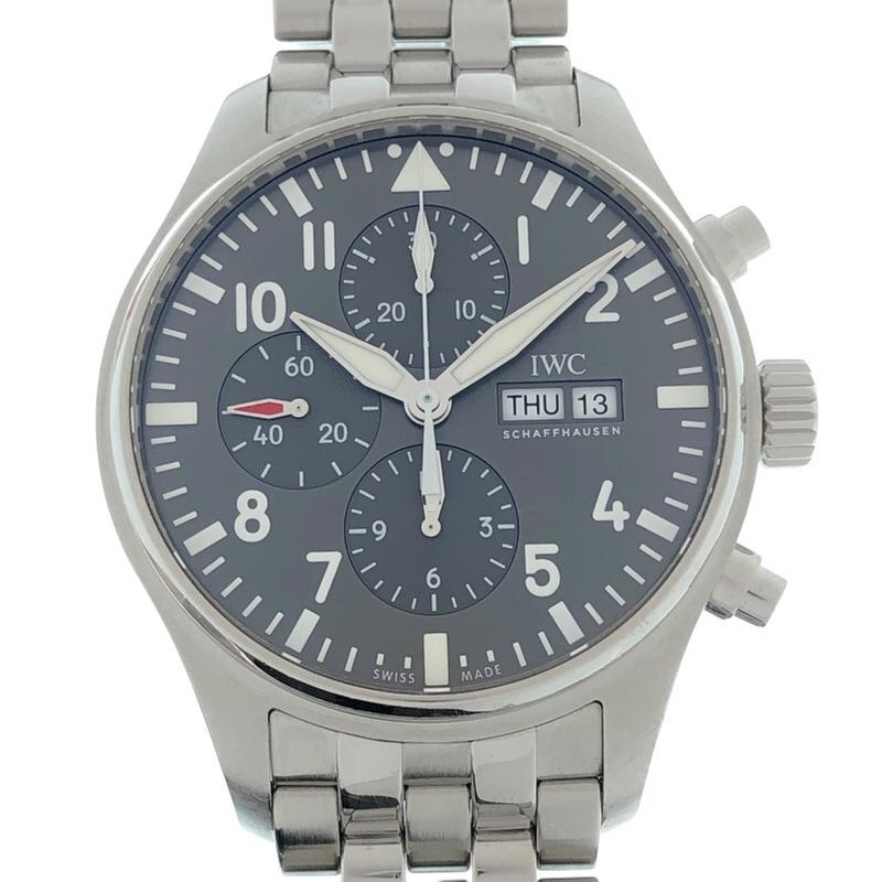 IWC Pilot Spitfire Chronograph IW377719 | Grey Dial Used (Good) Men's watch/Unisex Buy in Switzerland
