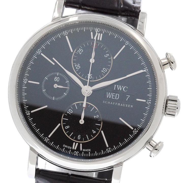 IWC SCHAFFHAUSEN IWC IWC SCHAFFHAUSEN IW391010 ポートフィノ クロノグラフ デイデイト 自動巻き メンズ_970849