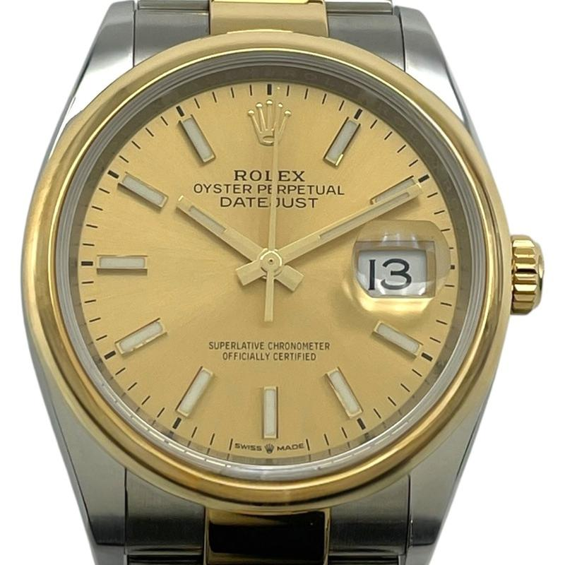 Rolex Datejust 126203 | Gold Dial Used (Good) Men's watch/Unisex Buy in Switzerland