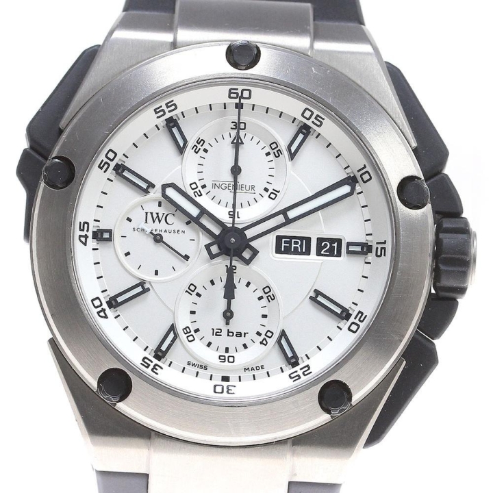 IWC SCHAFFHAUSEN IWC IWC SCHAFFHAUSEN IW386501 インジュニア ダブルクロノグラフ 自動巻き メンズ_826627
