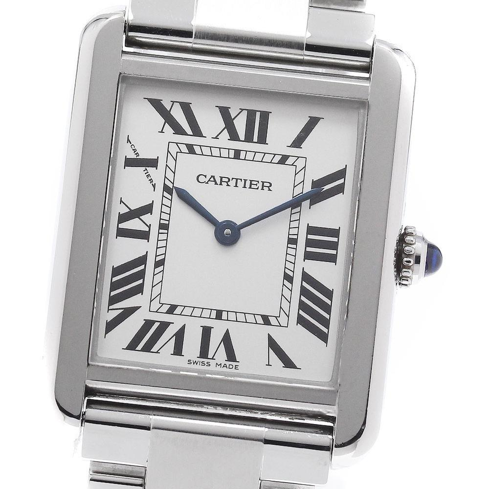 Cartier Tank Solo W5200013 | Silver Dial Used (Fair) Women's watch Buy in Switzerland