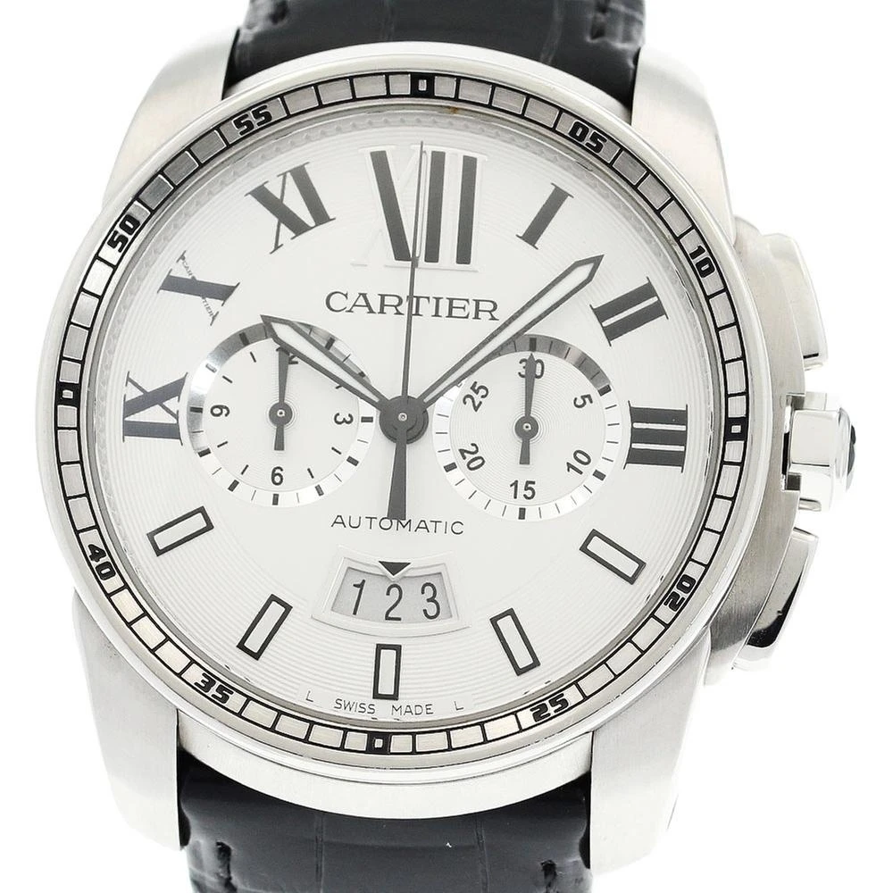 Cartier Calibre de Cartier Chronograph W7100046 | 43 mm, Used (Fair) — Switzerland