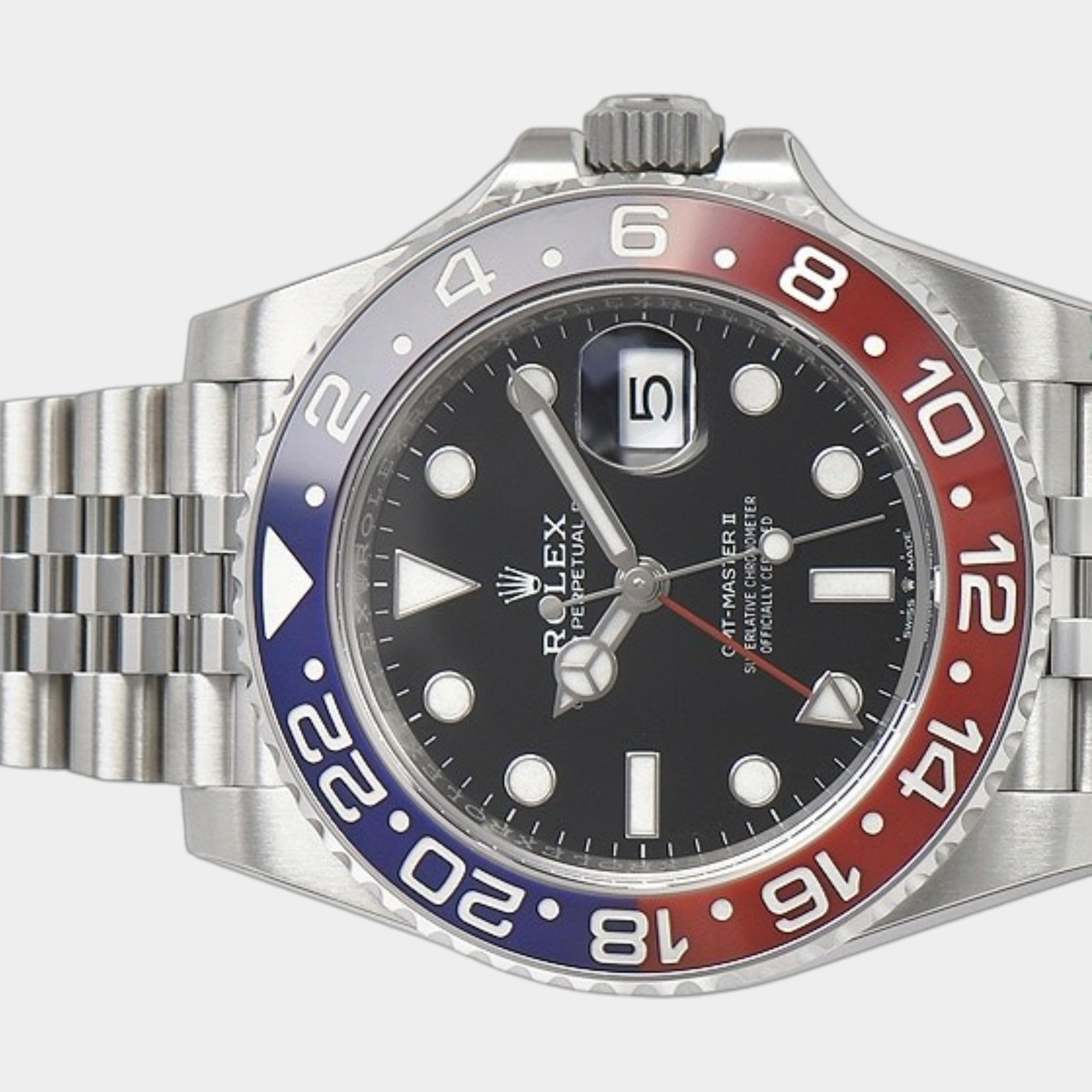 Rolex GMT-Master II 126710BLRO | 40 mm, Like new & unworn Men's watch/Unisex — Buy in Switzerland