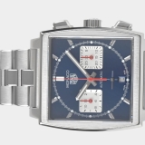 TAG Heuer Monaco Steel / Blue / 39 mm / Box&Papers / CBL2111.BA0644