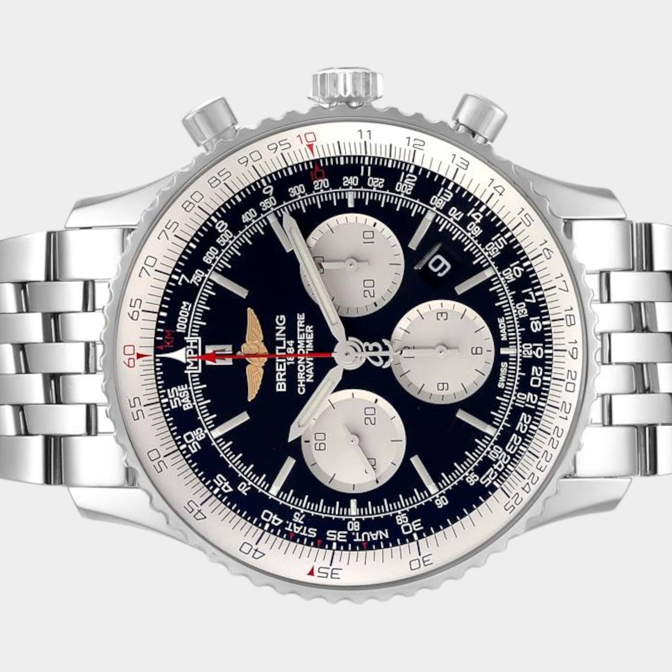 Breitling Navitimer 01 AB012721/BD09 | Black Dial Used (Very good) Men's watch/Unisex Buy in Switzerland
