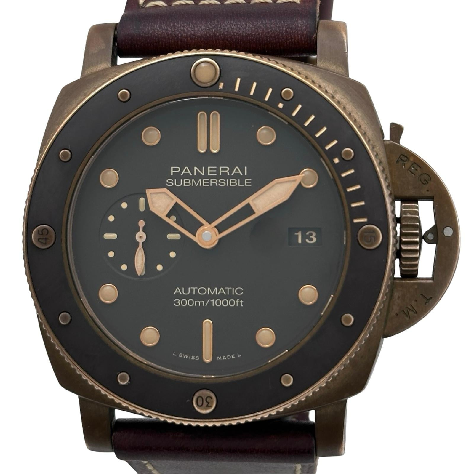 Panerai Submersible PAM00968 | Brown Dial Used (Good) Men's watch/Unisex Buy in Switzerland