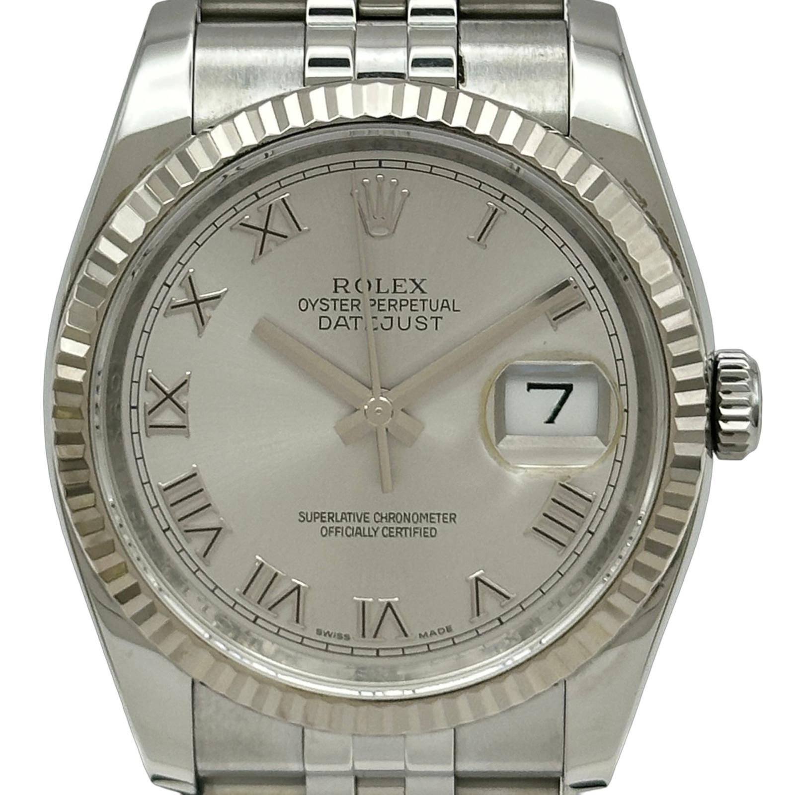 Rolex Datejust 116234 | Silver Dial Used (Very good) Men's watch/Unisex Buy in Switzerland
