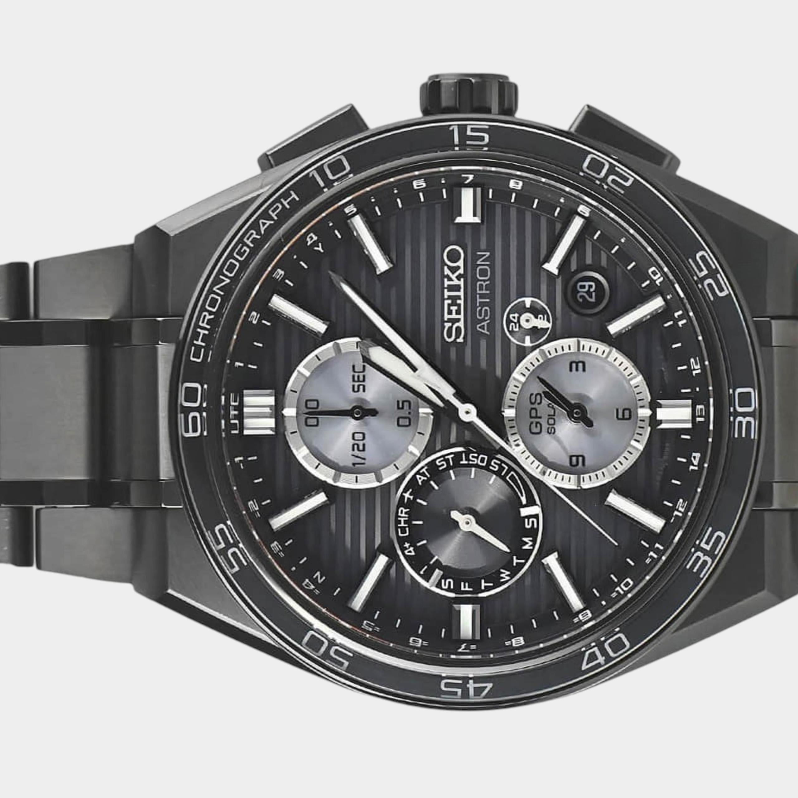 Seiko Astron GPS Solar SBXC179 | Black Dial Used (Very good) Men's watch/Unisex Buy in Switzerland
