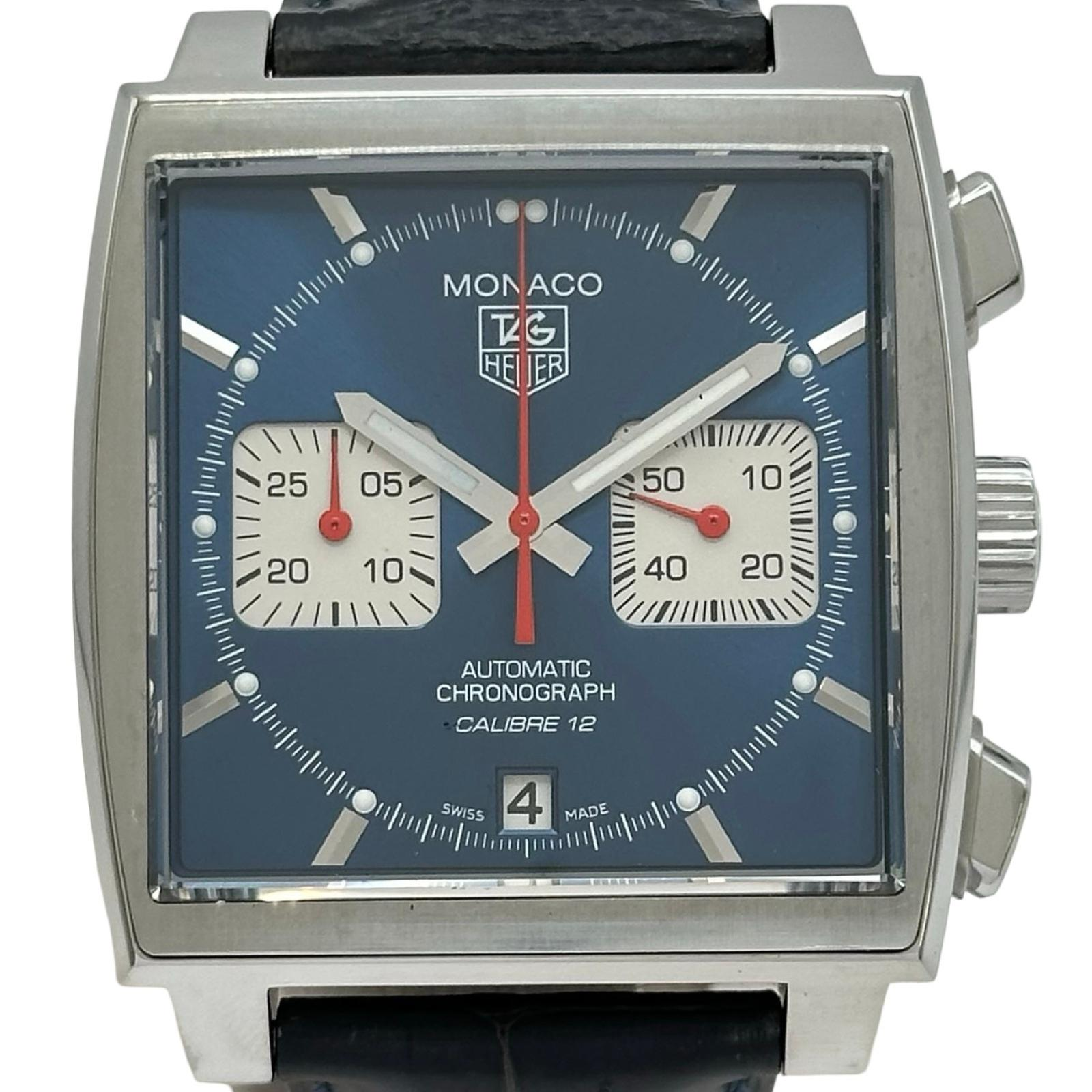 TAG Heuer Monaco Calibre 12 CAW2111.FC6183 | Blue Dial Used (Good) Men's watch/Unisex Buy in Switzerland